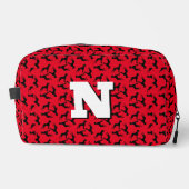 Große Dane Monogrammierte Duffle Bag Waschbeutel (Vorderseite)