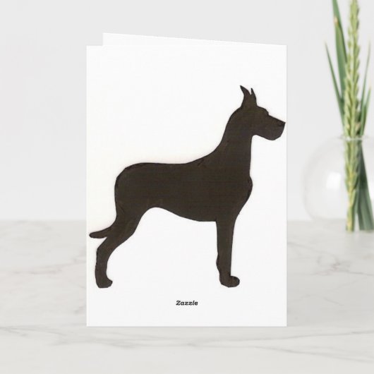 GROSSE DANE RAINBOW BRIDGE SYMPATHEKARTE KARTE (Rückseite)