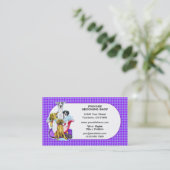 Große Dane Tub Full Business Cards Visitenkarte (Stehend Vorderseite)