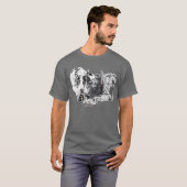 Große Däne untrennbar T-Shirt (Vorne ganz)