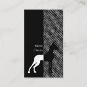 Große Dane-Visitenkarten angebaut Visitenkarte (Vorderseite)