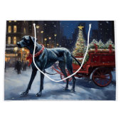 Große dane Weihnachtsfeiertage Geschenktüte (Vorderseite)