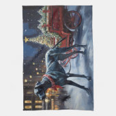 Große dane Weihnachtsfeiertage Geschirrtuch (Vertikal)