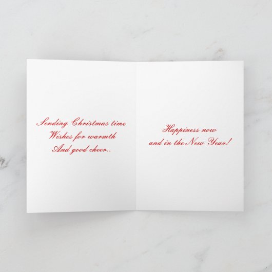 Große dane Weihnachtskarten Feiertagskarte (Innenseite)