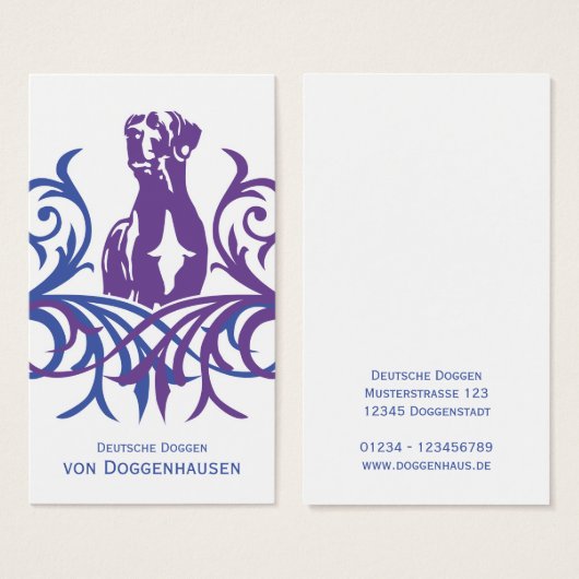 Große Dänen (Vorne & Hinten)