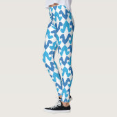 Große Dänen blau Leggings (Links)