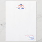 Große Dänen - Große Freunde Briefkopf (Vorderseite)