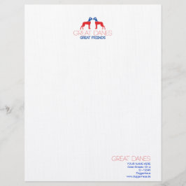 Große Dänen - Große Freunde Briefkopf