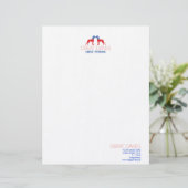 Große Dänen - Große Freunde Briefkopf (Stehend Vorderseite)