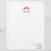 Große Dänen - Große Freunde Briefkopf (Vorne/Hinten)