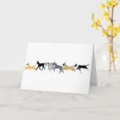 Große Dänen Karte (Gelbe Blume)