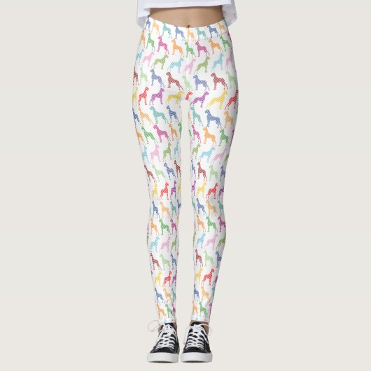 Große Dänen Leggings (Vorderseite)
