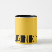Große Dankeschön an die schwarze Tasse (Zentrum)