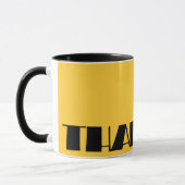 Große Dankeschön an die schwarze Tasse (Links)