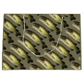 Große das Geschenk-Tasche der Bass-Fisch-Männer Große Geschenktüte (Vorderseite)