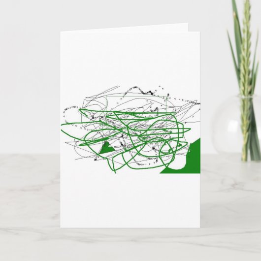 GROSSE DATEN-MATRIZEN FEIERTAGSKARTE (Vorderseite)