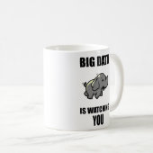 Große Daten passen Sie auf Kaffeetasse (VorderseiteRechts)