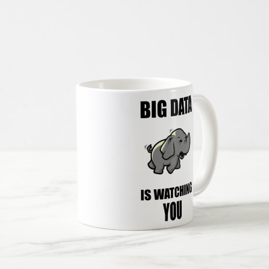 Große Daten passen Sie auf Kaffeetasse (VorderseiteRechts)