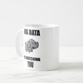 Große Daten passen Sie auf Kaffeetasse (Vorderseite Links)