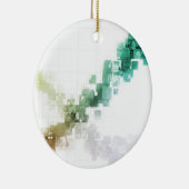 Große Daten-Sichtbarmachunganalytics-Technologie Keramikornament (Rechts)