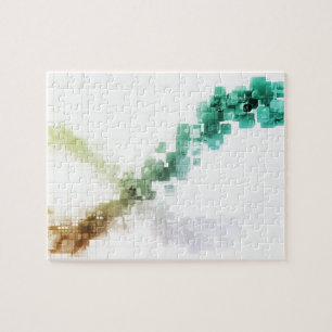 Große Daten-Sichtbarmachunganalytics-Technologie Puzzle