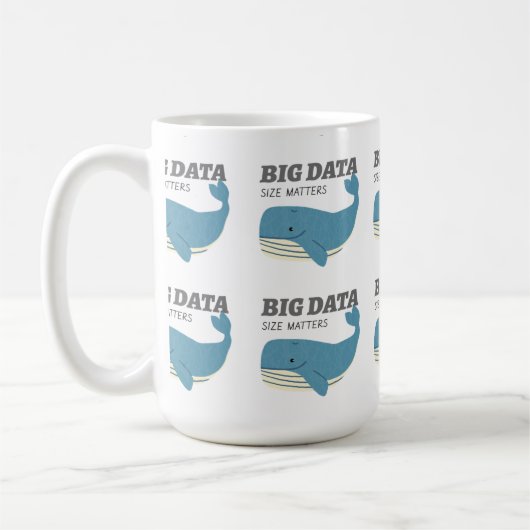Große Datengröße Kaffeetasse (Links)