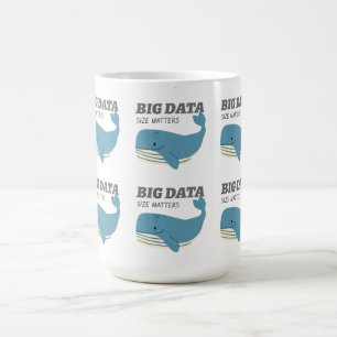 Große Datengröße Kaffeetasse