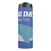 Große Datengröße Thermosbecher (Vorderseite)