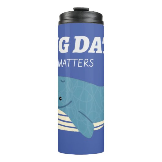 Große Datengröße Thermosbecher (Vorderseite)