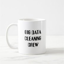 Große Datenreinigungs-Crew