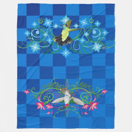 Große Decke der Summenvogel-Fleece (Vorderseite)