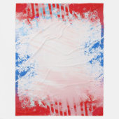 Große Decke mit Grunge-Print-Design (Vorderseite)