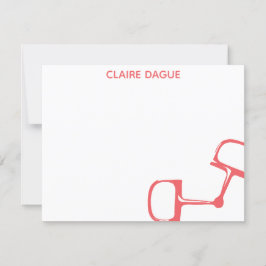 Große Dee Snaffle-Stückchen-Pferdeanmerkungs-Karte Dankeskarte