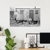 Große Depression, 1940er Poster (Heimbüro)