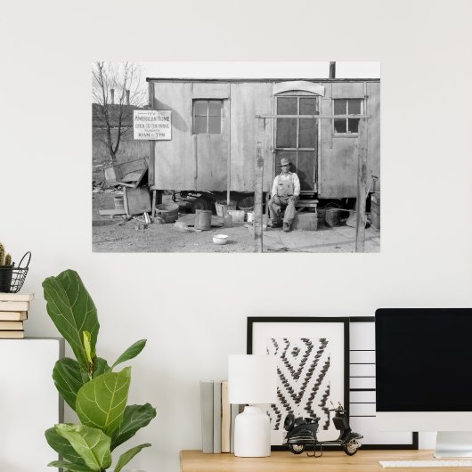 Große Depression, 1940er Poster (Heimbüro)