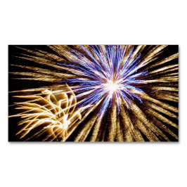 Größe der Anzeige von Fireworks Magnetische Visitenkarte
