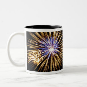 Größe der Anzeige von Fireworks Zweifarbige Tasse