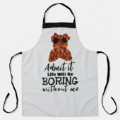 Größe der Bacon-Schürze: Anpassbarer Koch-Spaß Schürze (Vorderseite)