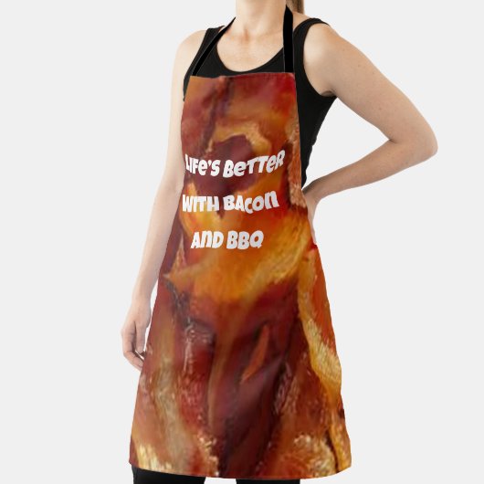 Größe der Bacon-Schürze: Funny Custom Bacon Quotes Schürze (InSitu)