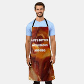 Größe der Bacon-Schürze: Funny Custom Bacon Quotes Schürze (Getragen)