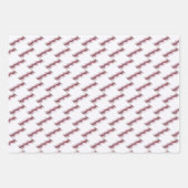 Größe der Bacon Strips Frittierte Eier Frühstücksb Geschenkpapier Set (Vorderseite 3)