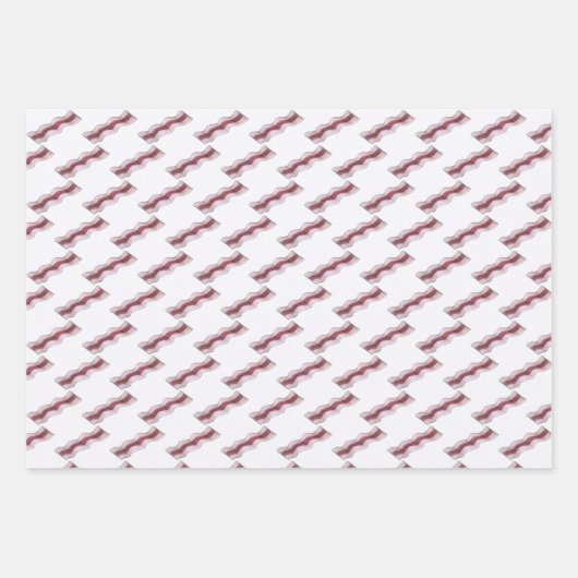 Größe der Bacon Strips Frittierte Eier Frühstücksb Geschenkpapier Set (Vorderseite 3)