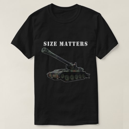 Größe der Feldartillerie Matters M110 8-Zoll Howit T-Shirt (Design vorne)