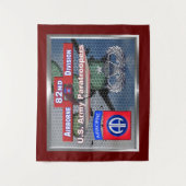 Größe der Im Flugzeug Division Wandteppich (Vorderseite)