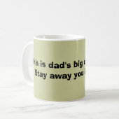 Große der Kaffee-Tasse des Vaters Kaffeetasse (Vorderseite Links)