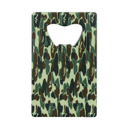 Größe der Kreditkarte für Camouflage Bottle Opener Geldbeutel Flaschenöffner