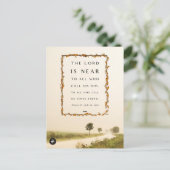 Größe der Postkarte - Speicherkarte der Bibel Vers (Stehend Vorderseite)