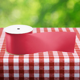 Größe der roten Farbe Satinband
