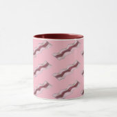 Größe des Bacon Breakfast Food Fried Strips Fleisc Tasse (Zentrum)