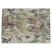 große des Geschenk-12.5lx4wx9h Camouflage-Uniform Geschenktüte (Vorderseite)